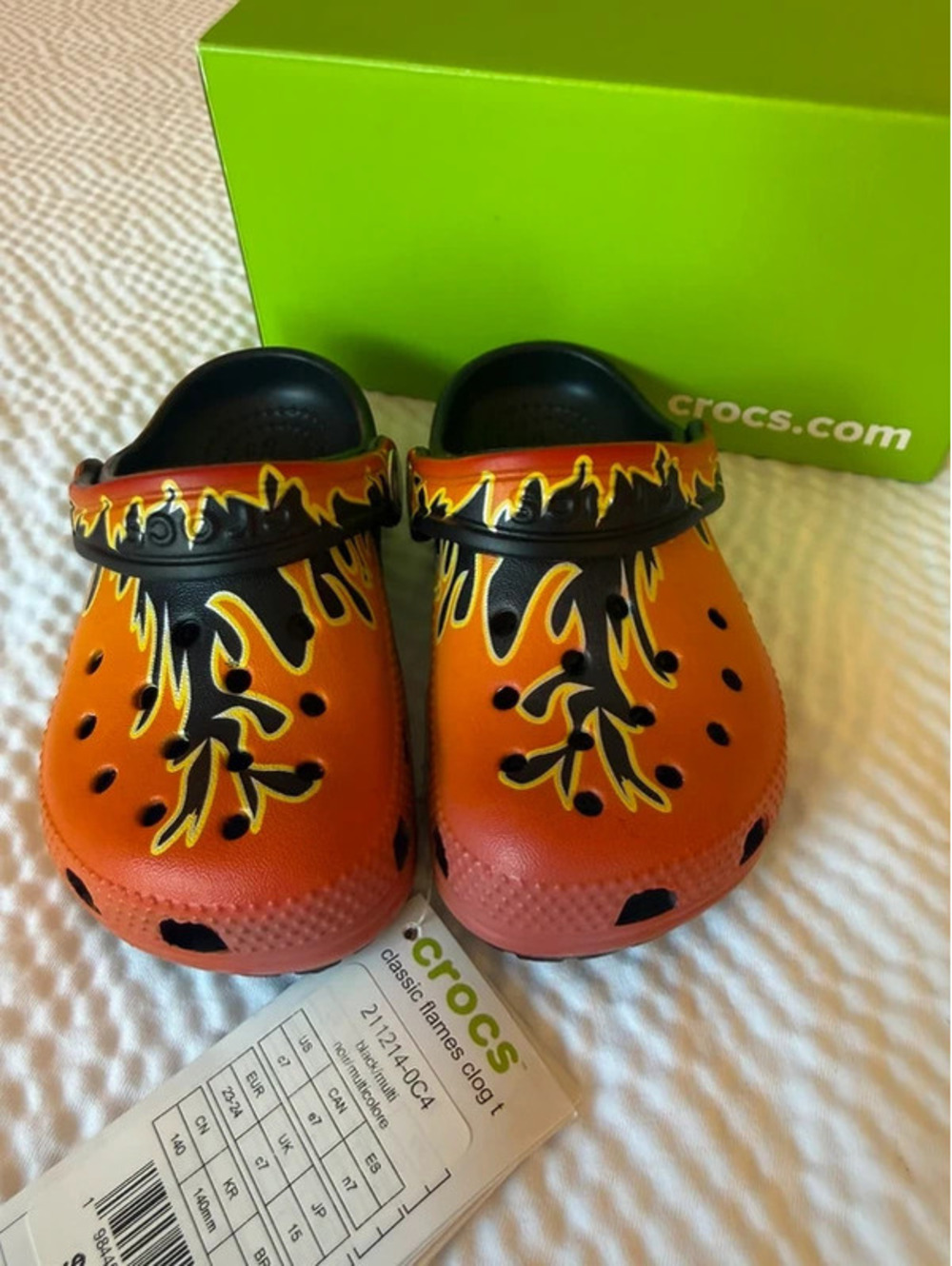 Toddler Classic Flames Crocs